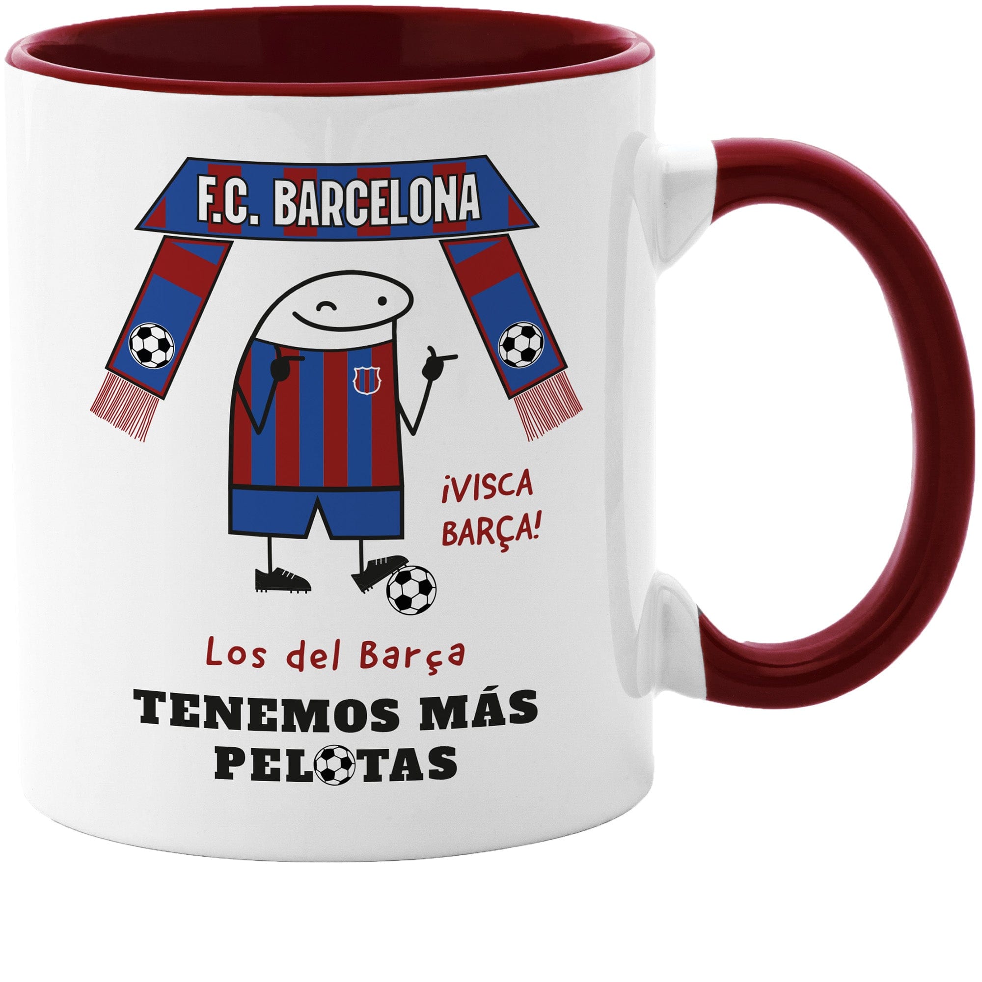 Taza FC Barcelona - Los del Barça tenemos más pelotas
