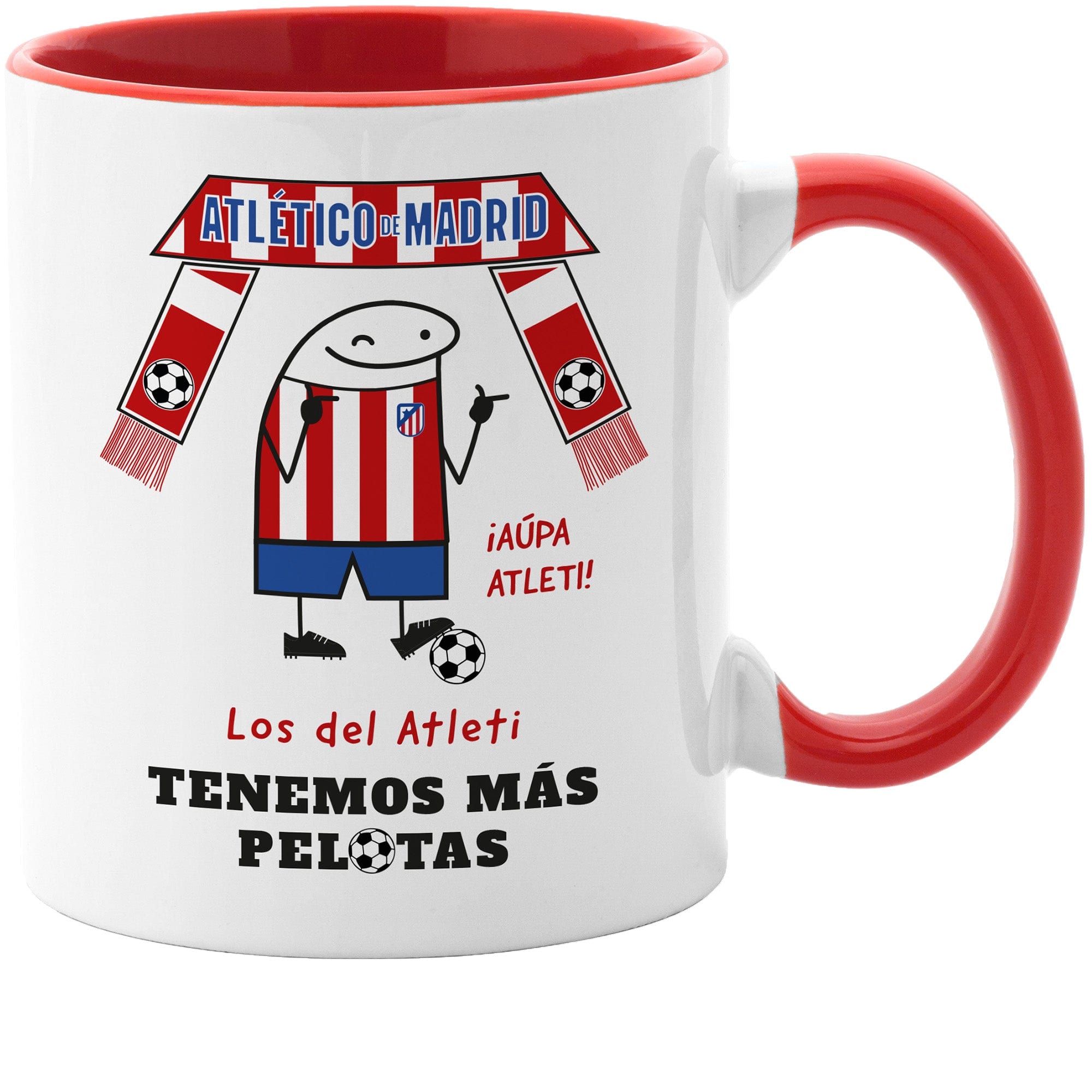 Taza Atlético de Madrid - Los del Atleti tenemos más pelotas