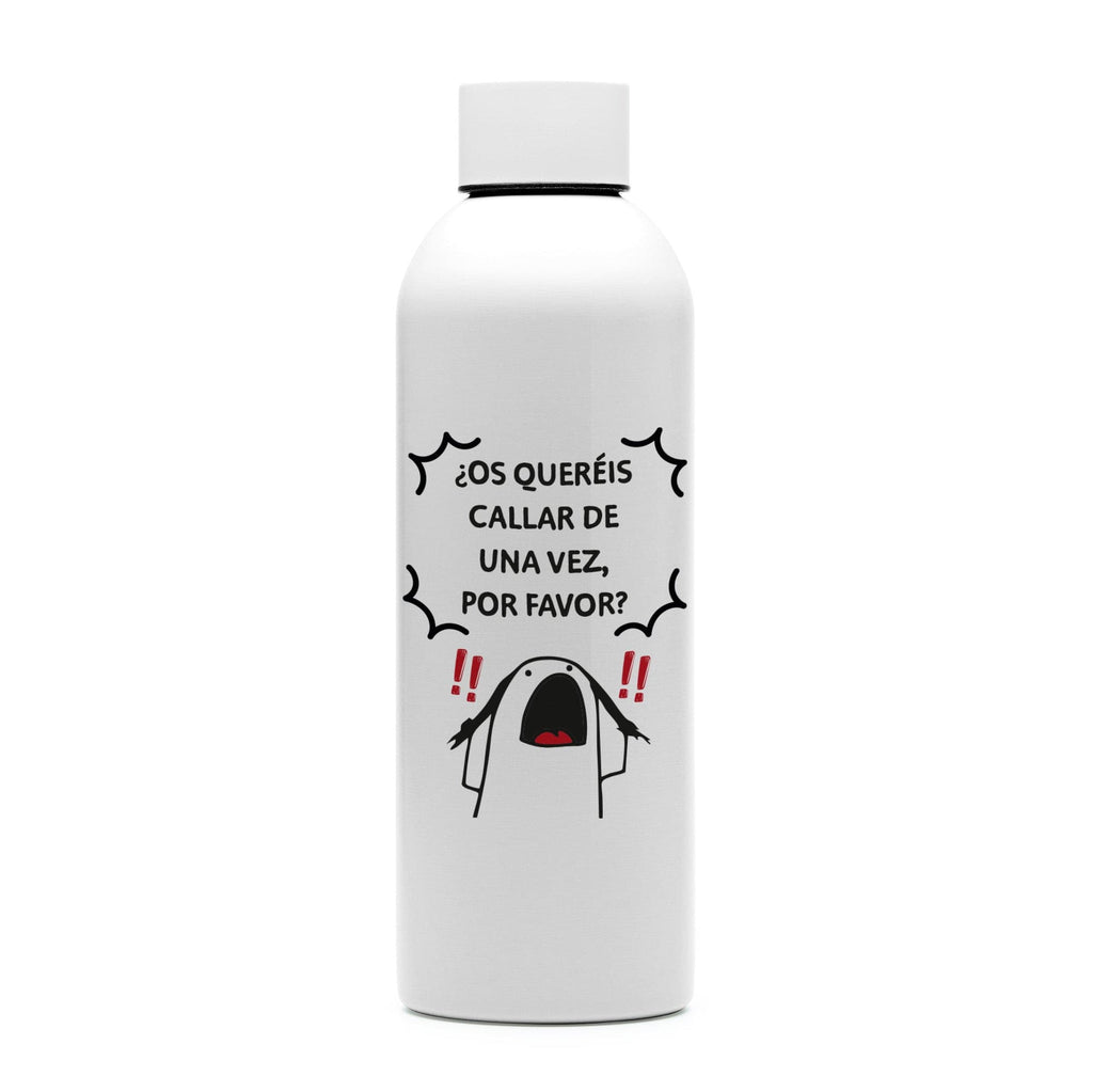 Botella Os queréis callar de una vez?