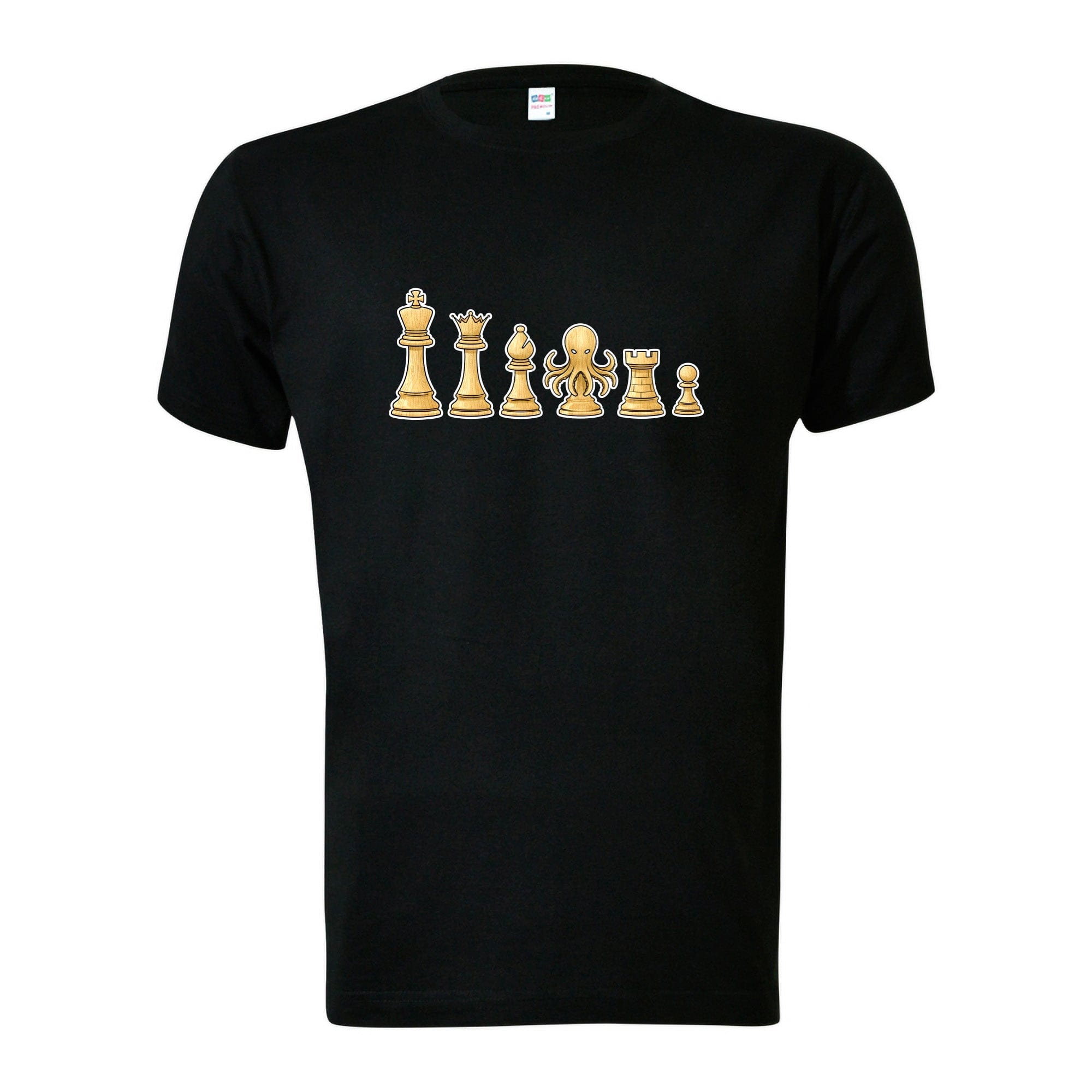 camiseta ajedrez caballo pulpo