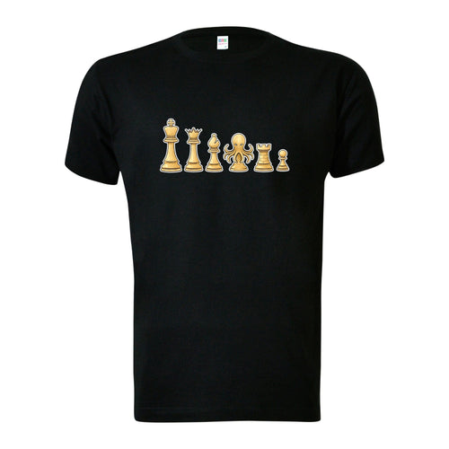 camiseta ajedrez caballo pulpo
