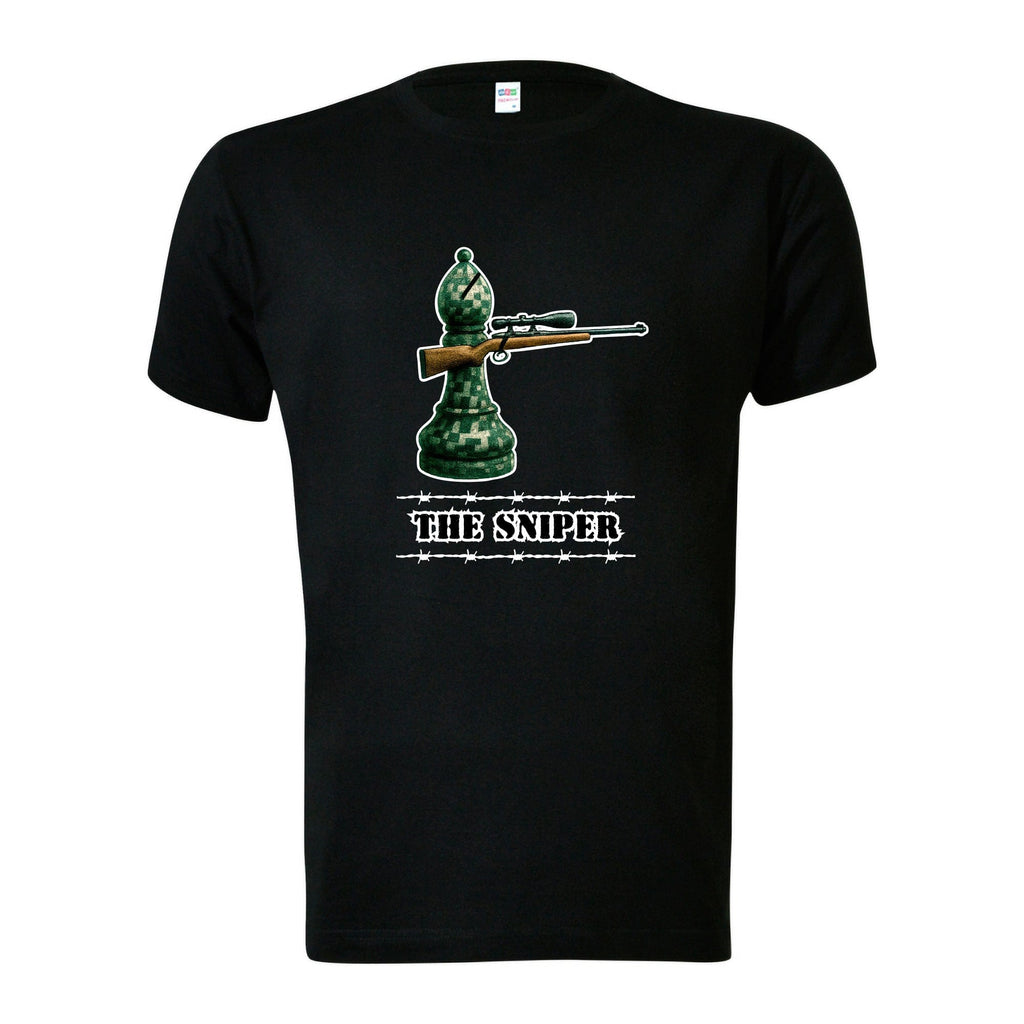 camiseta ajedrez alfil the sniper