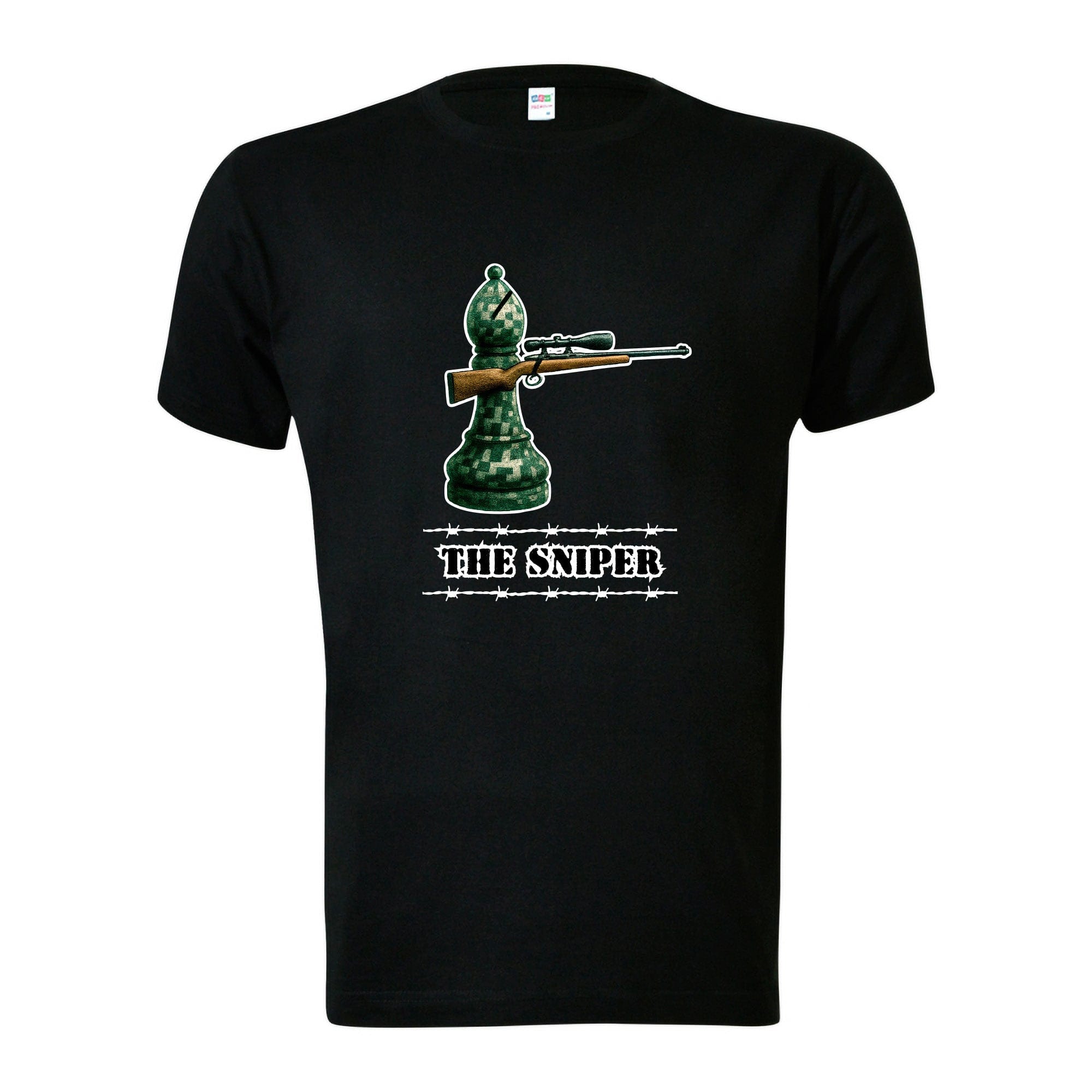 camiseta ajedrez alfil the sniper