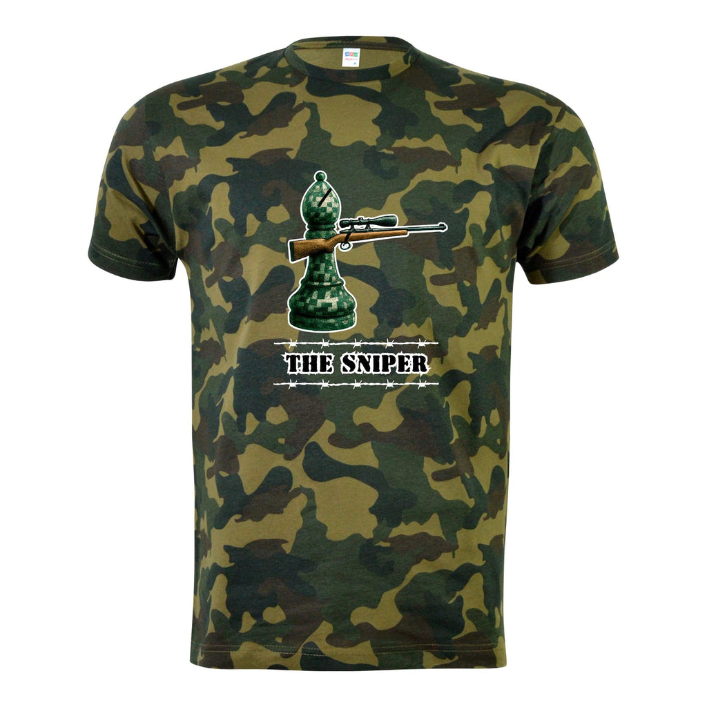 camiseta ajedrez the sniper camuflaje