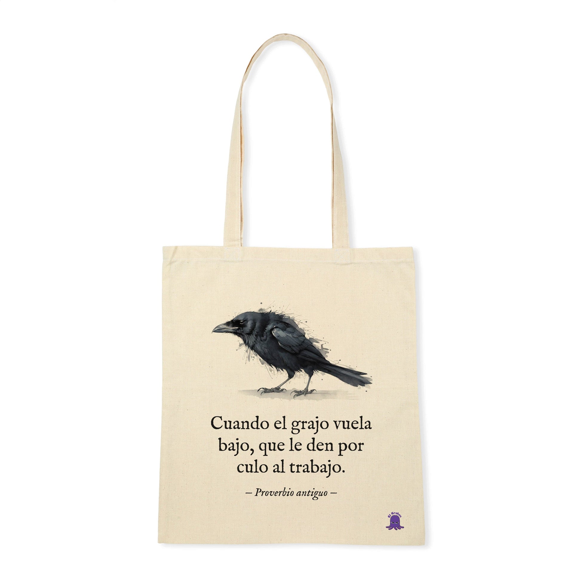 Tote bag Cuando el grajo vuela bajo
