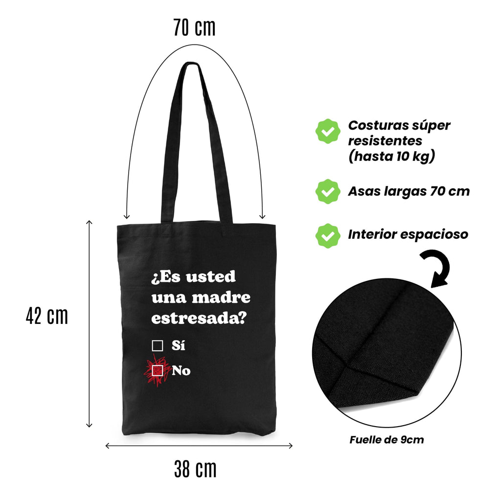 Tote bag ¿Es usted una madre estresada?