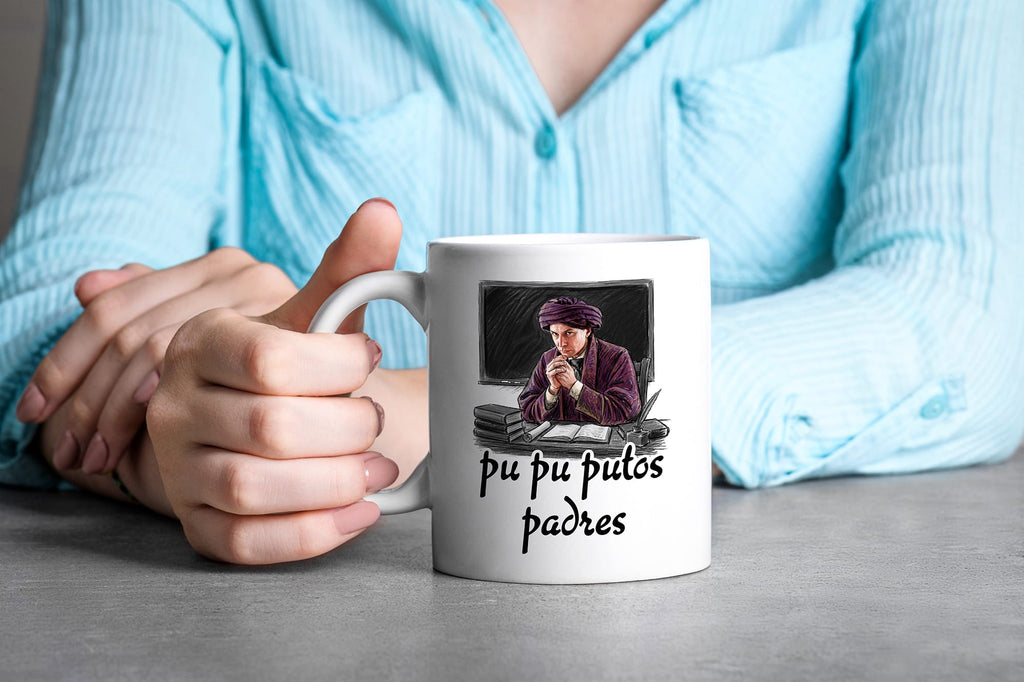 Taza pu pu putos padres