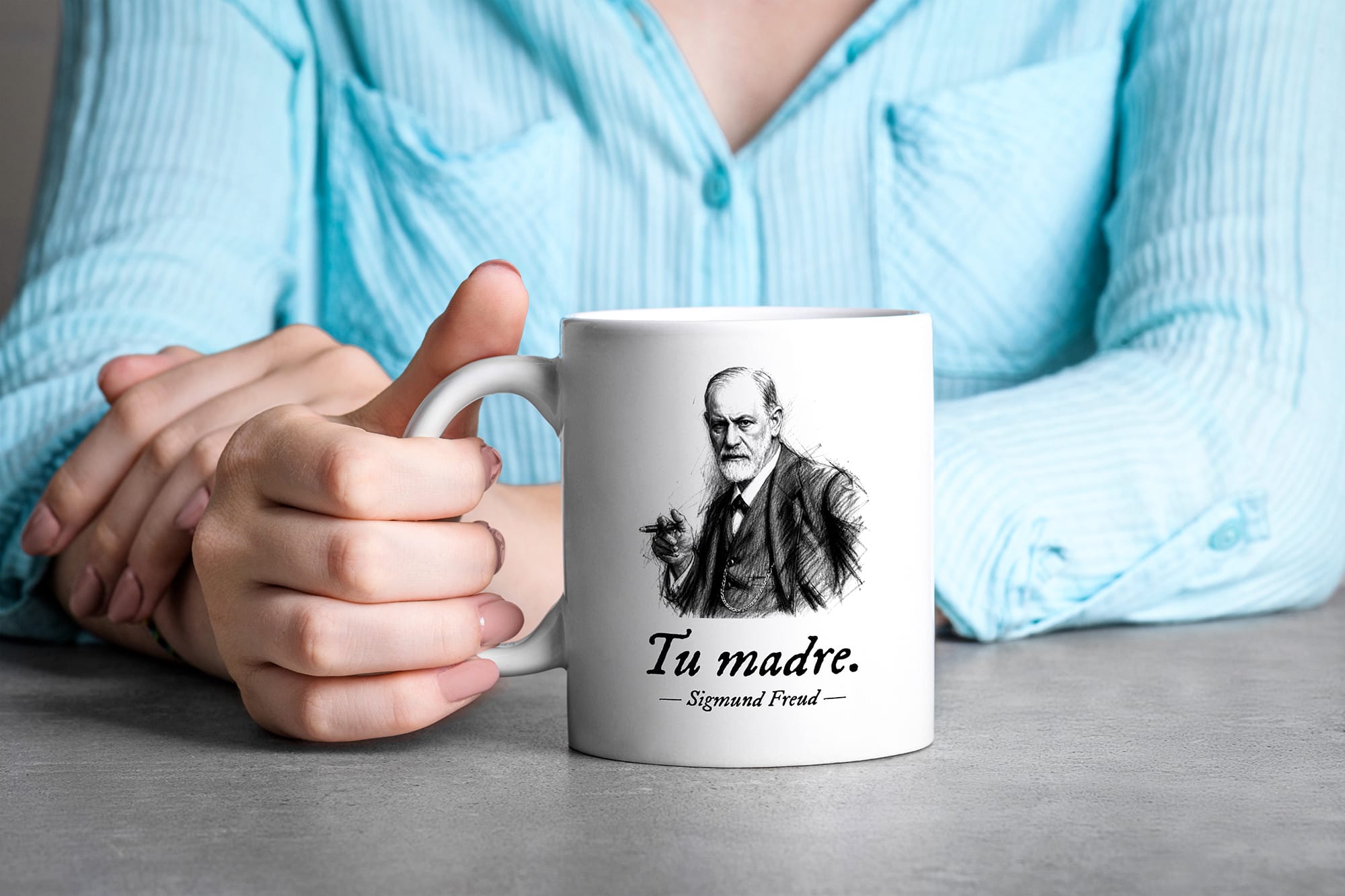 Taza Tu Madre Sigmund Freud