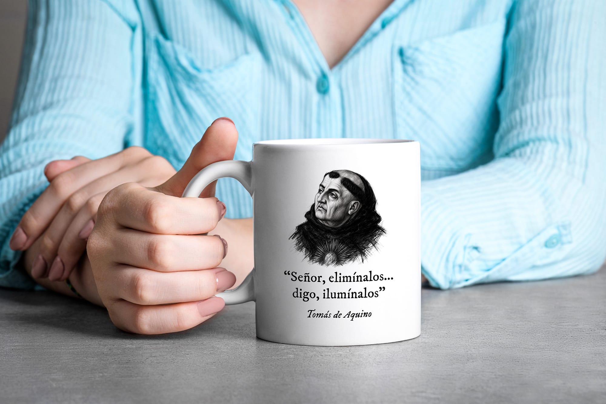 Taza Señor, elimínalos... digo, ilumínalos. Tomás de Aquino