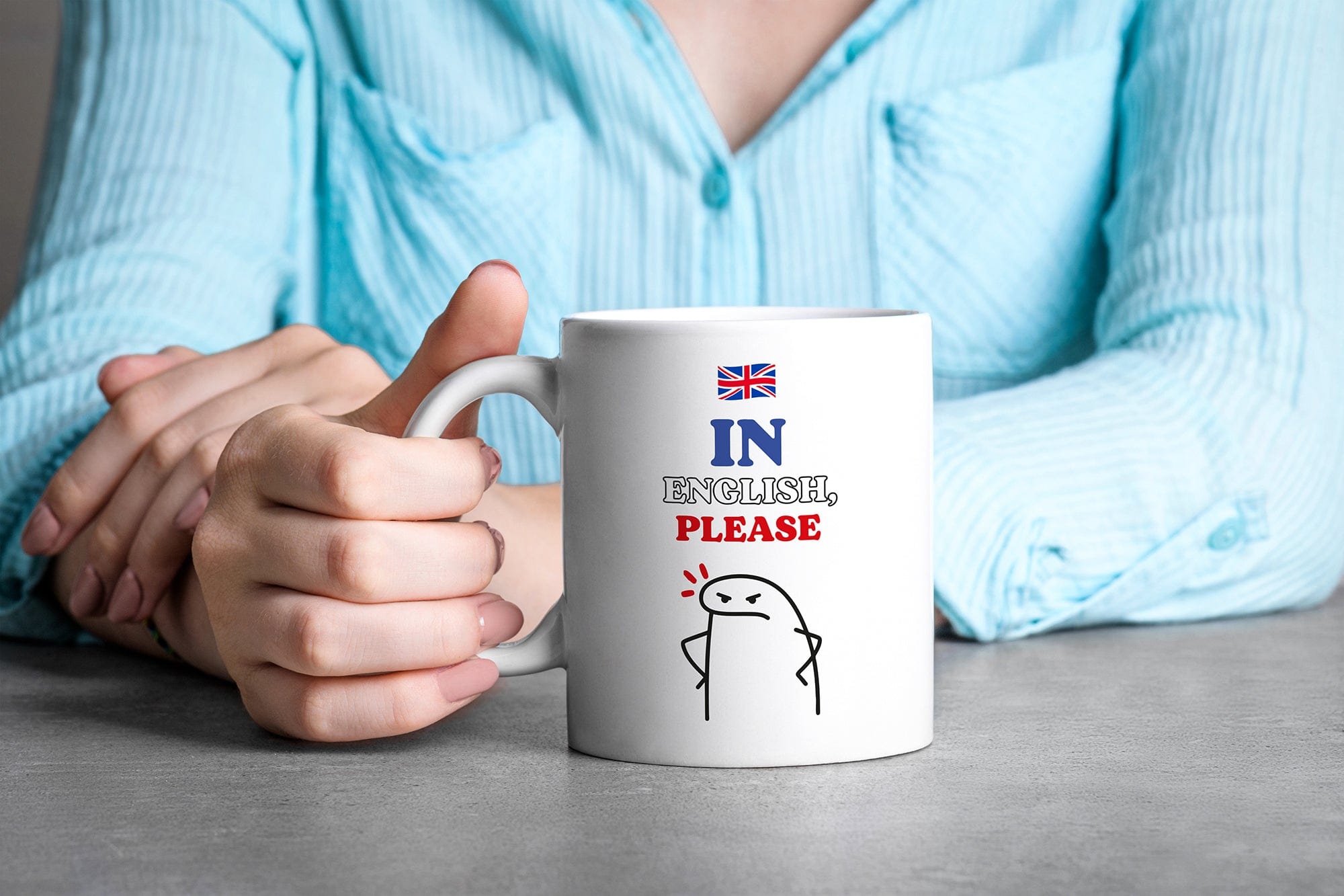 Taza In english, please