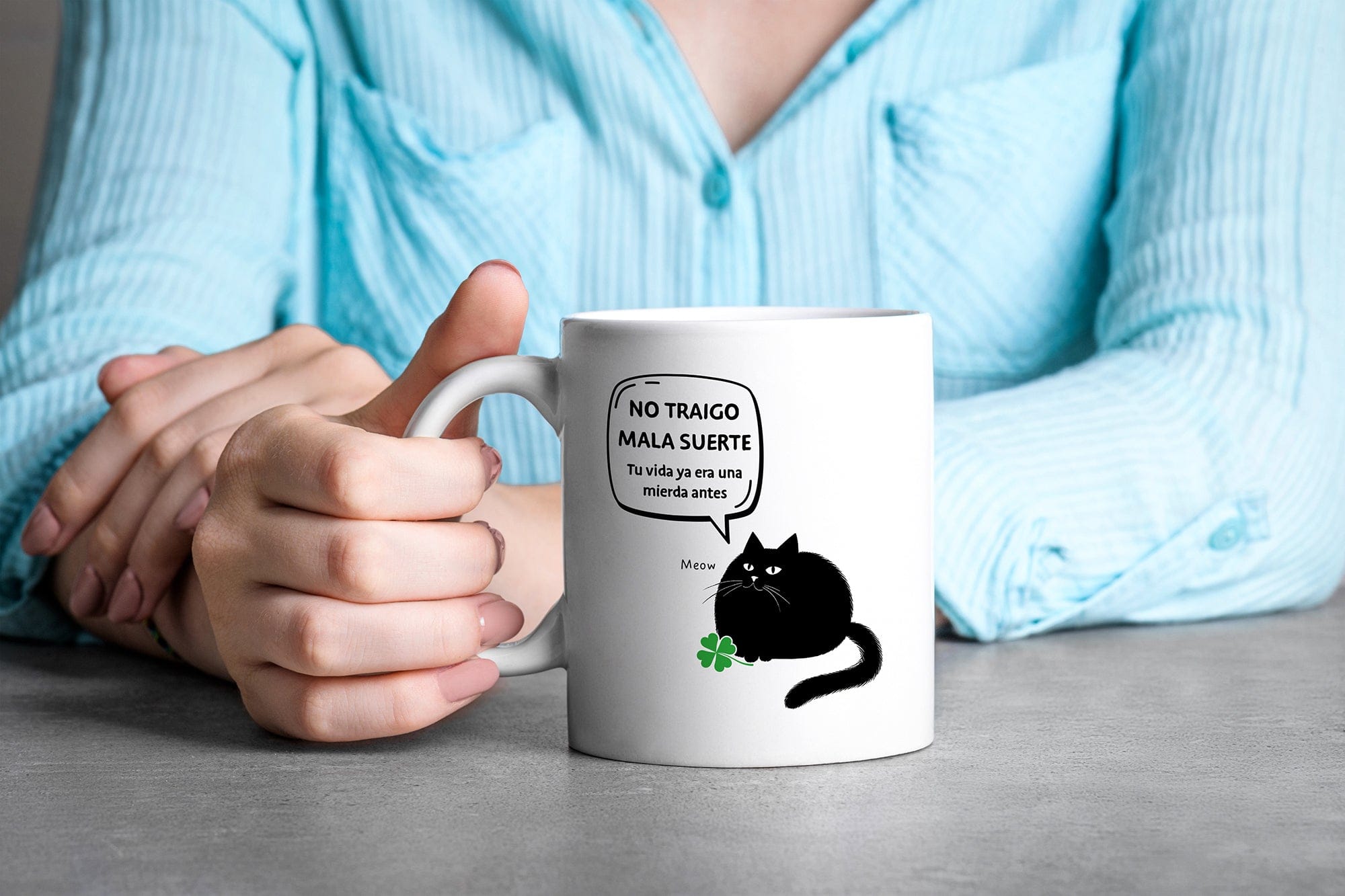 Taza No doy mala suerte