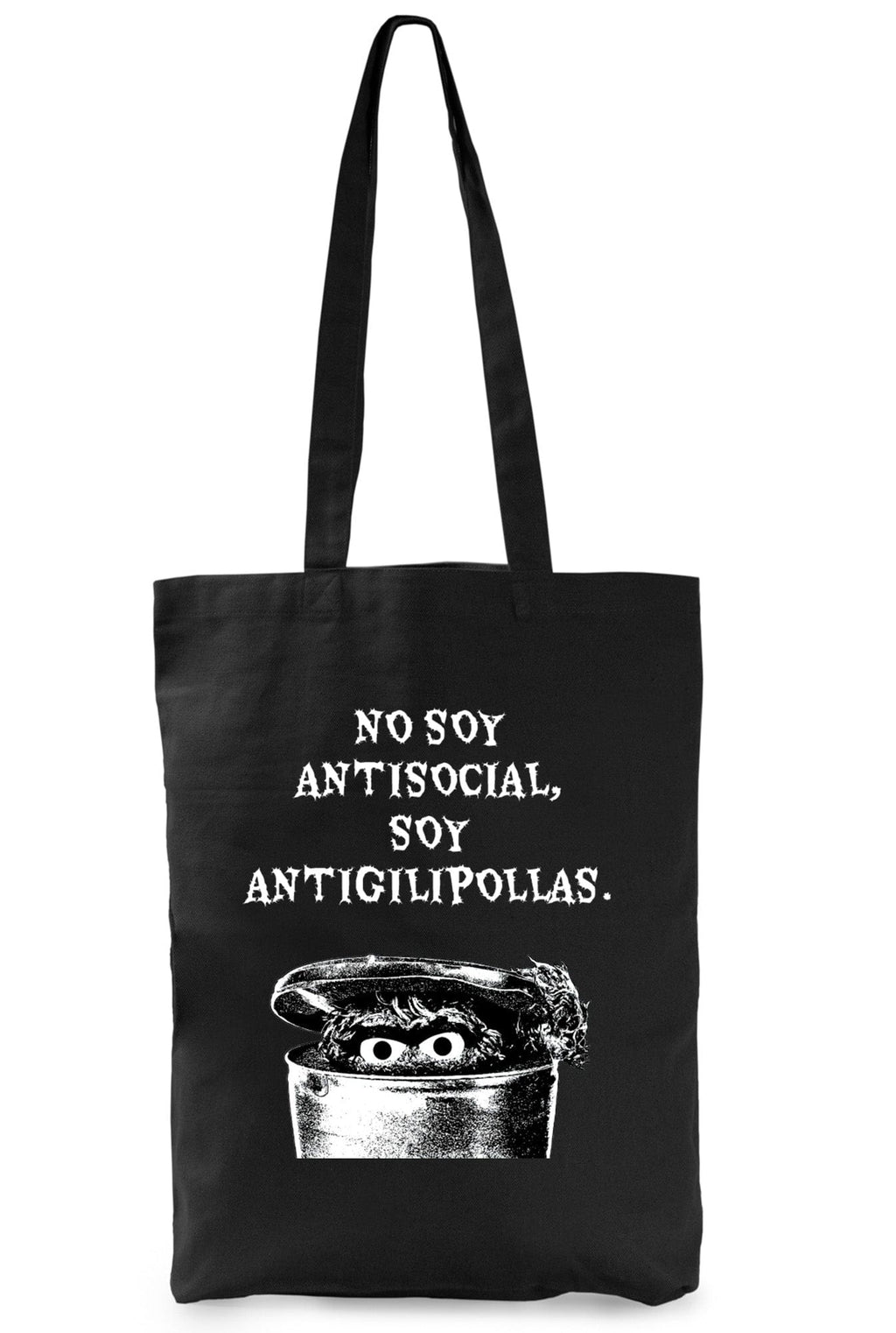 Tote bag No soy antisocial, soy antigilipollas