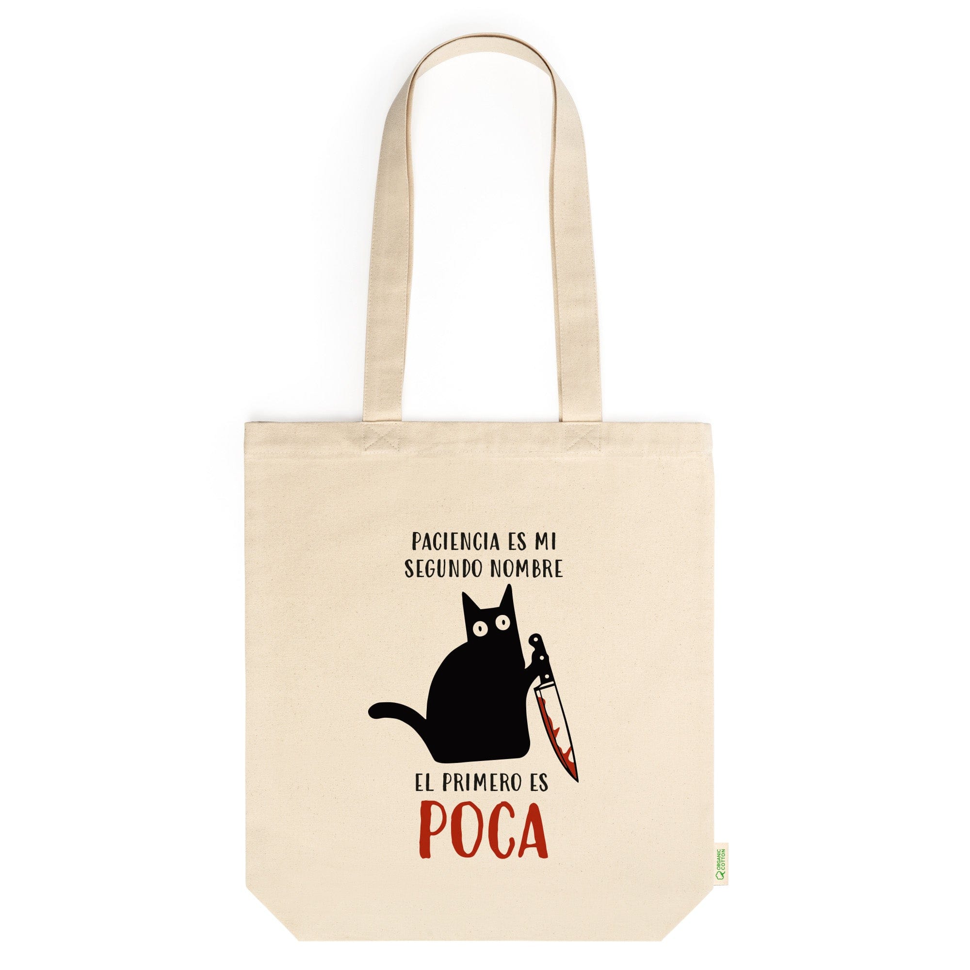 Tote bag Paciencia es mi segundo nombre