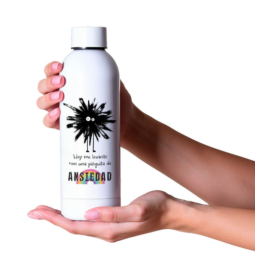 Botella Hoy me levanté con una pizquita de ansiedad