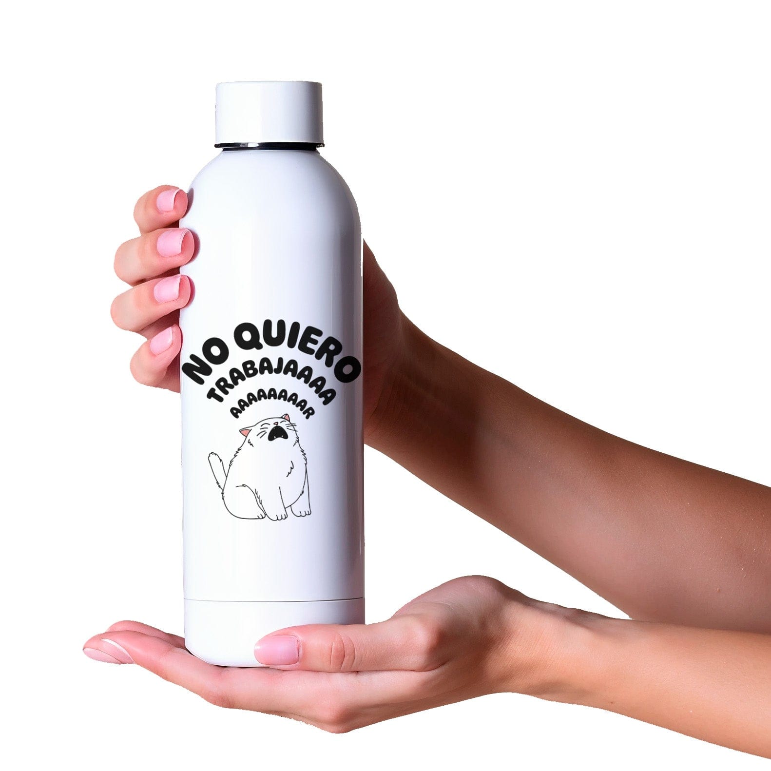 Botella No quiero trabajar