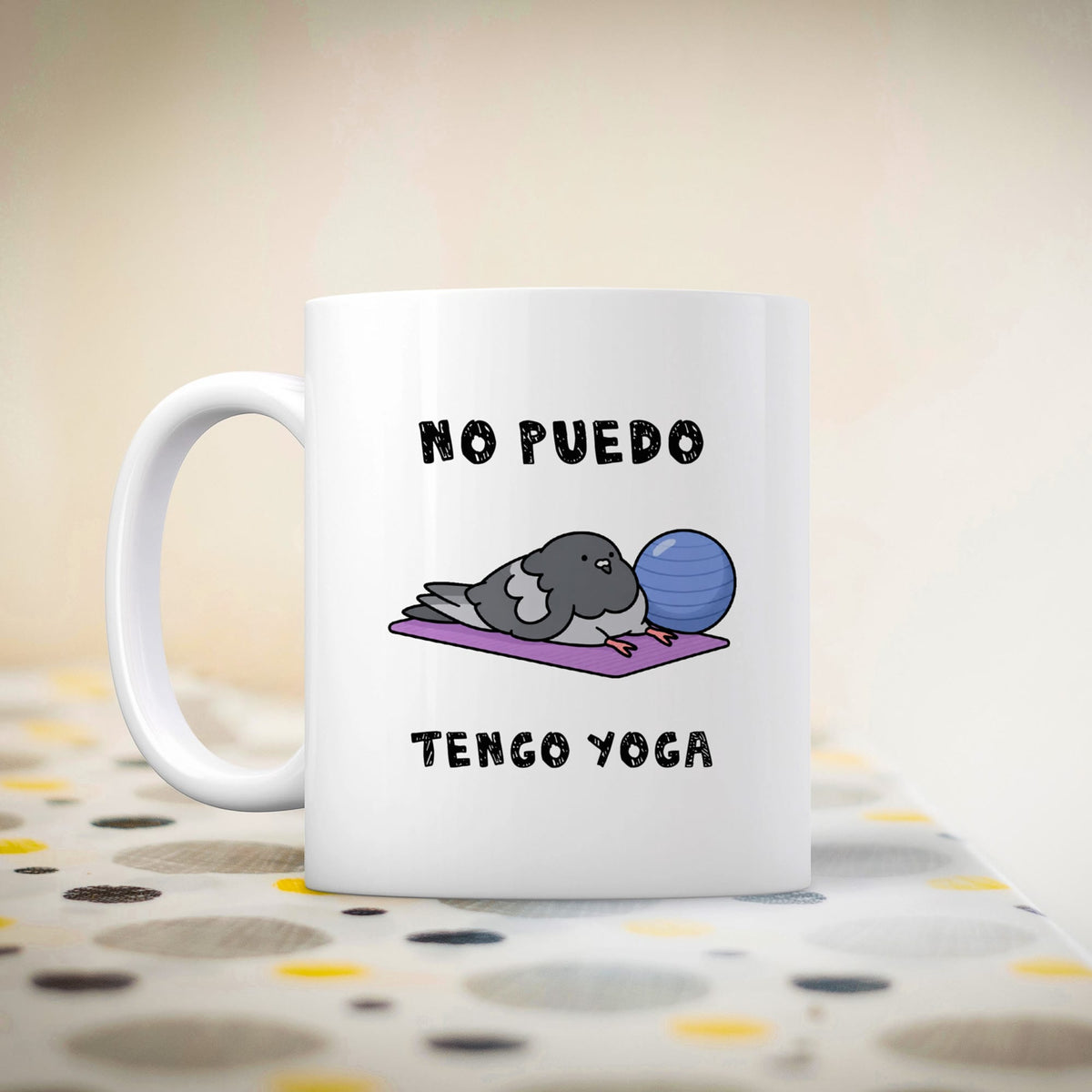 Taza No puedo tengo yoga