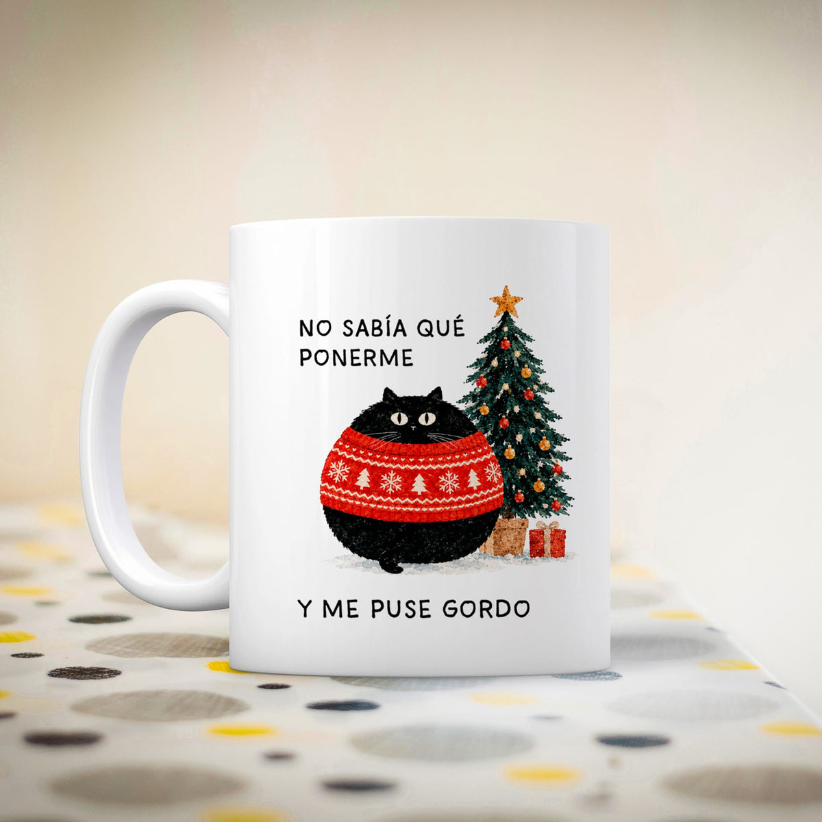 Taza No sabía qué ponerme y me puse gordo