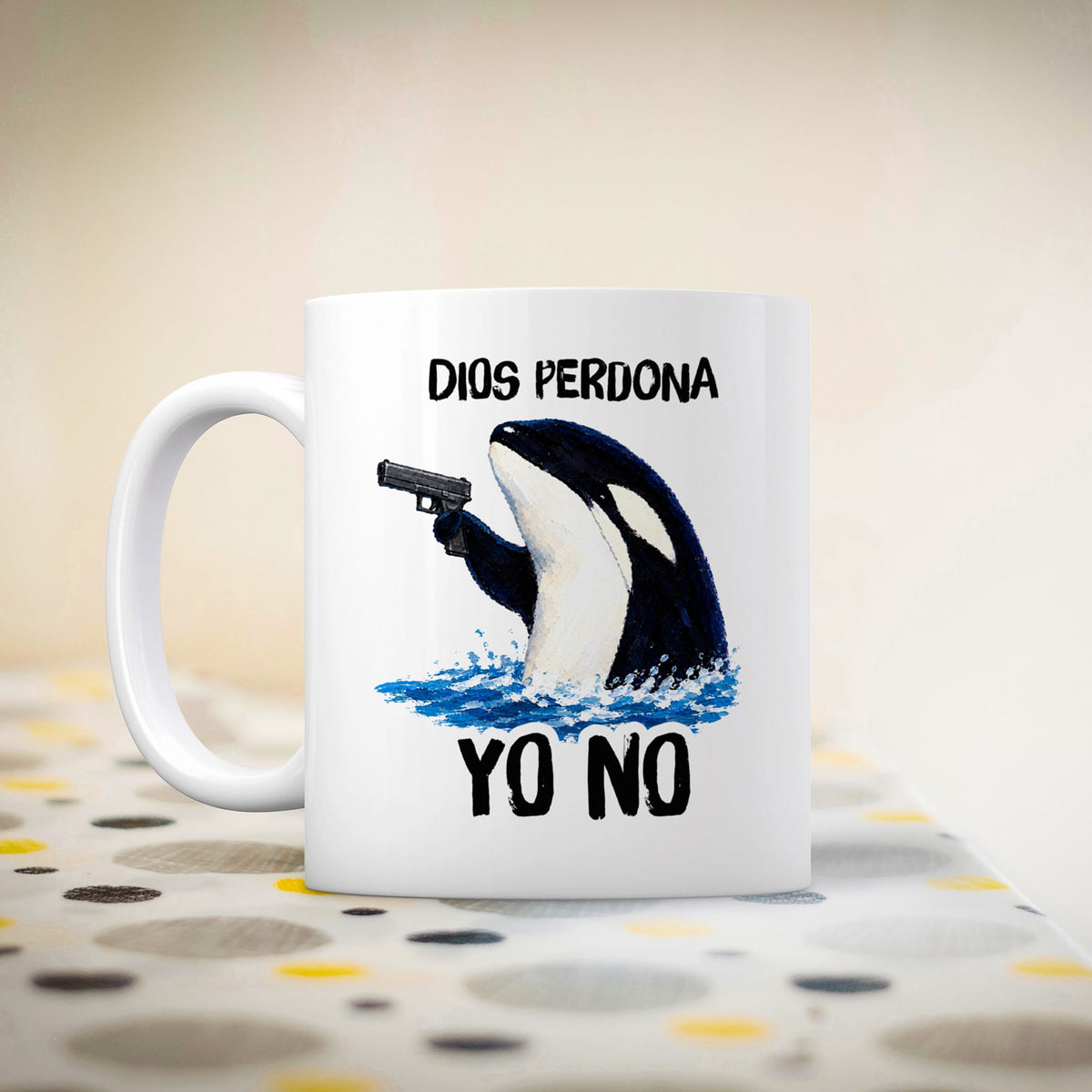 Taza Dios perdona. Yo no