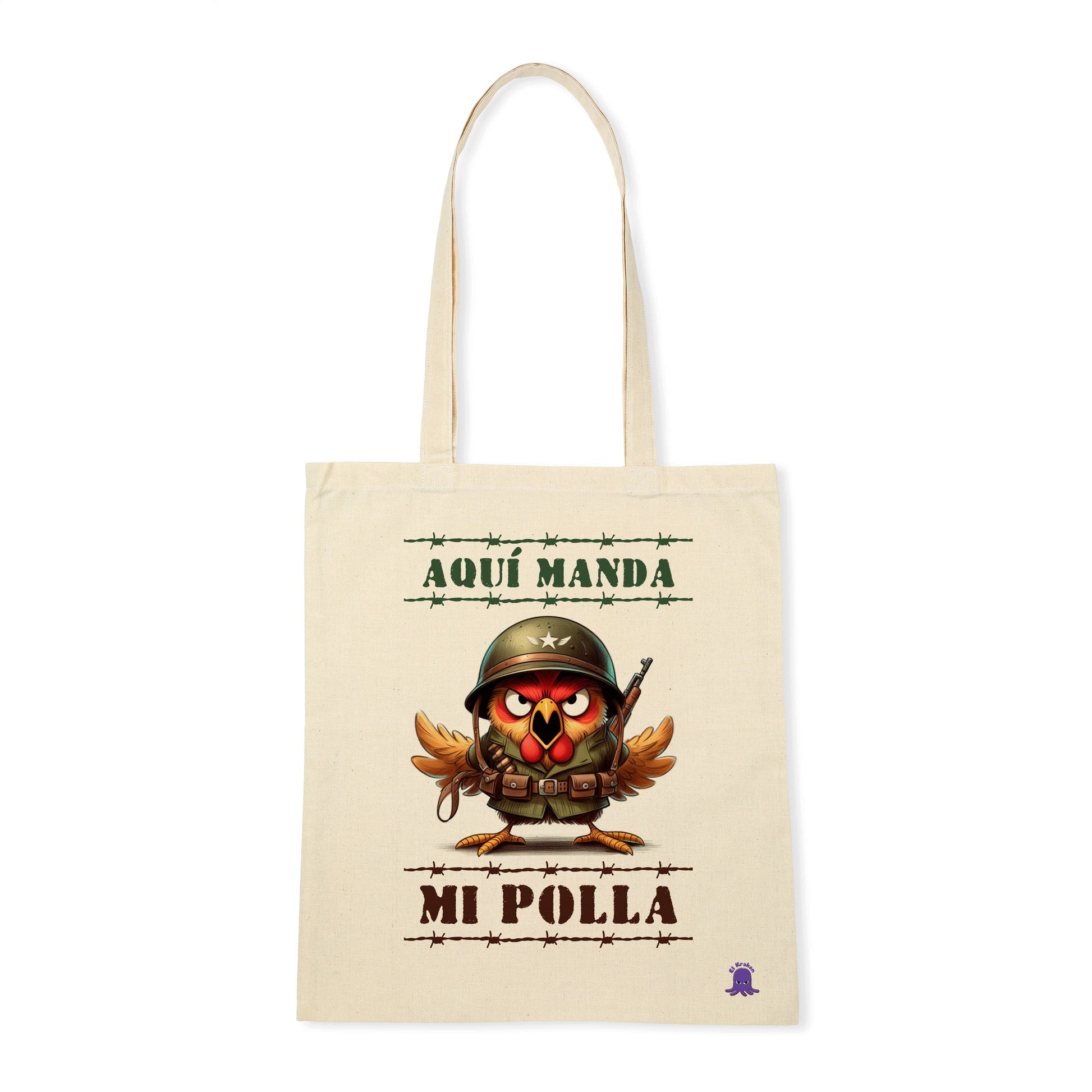 Tote bag Aquí manda mi polla