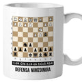 taza ajedrez defensa nimzoindia